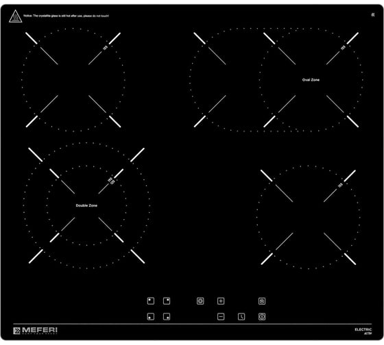 Электрическая варочная панель MEFERI MEH604BK ULTRA 00-00000024 1