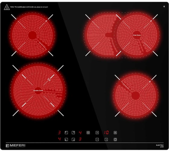 Электрическая варочная панель MEFERI MEH604BK ULTRA 00-00000024