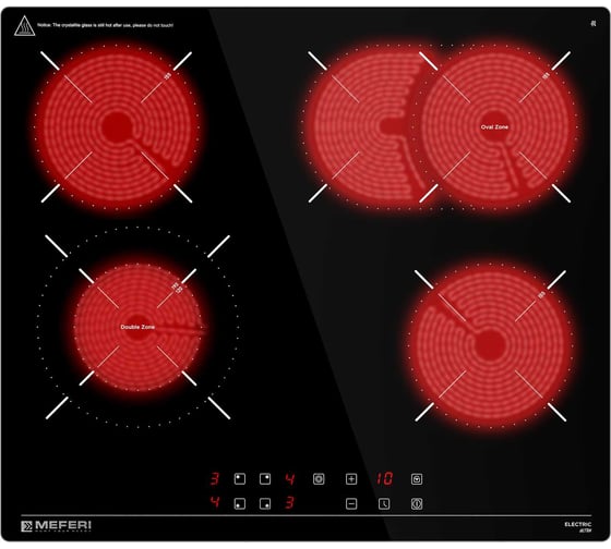 Электрическая варочная панель MEFERI MEH604BK ULTRA 00-00000024