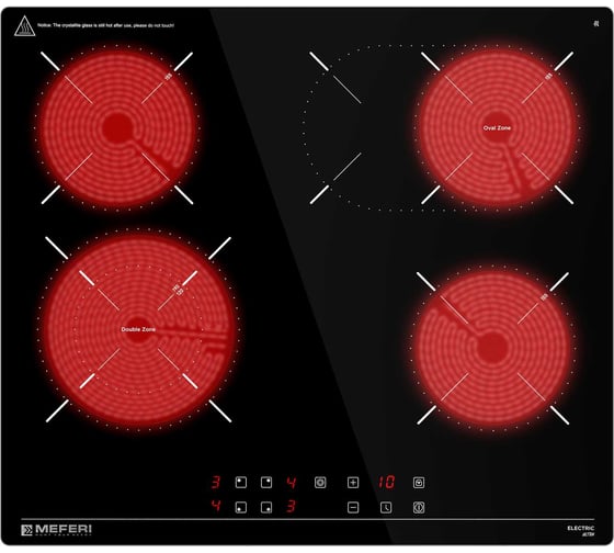 Электрическая варочная панель MEFERI MEH604BK ULTRA 00-00000024