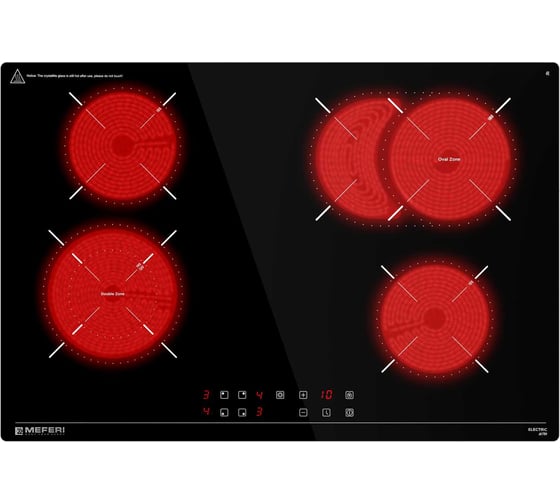 Электрическая варочная панель MEFERI MEH754BK ULTRA  00-00000025