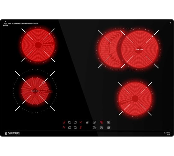 Электрическая варочная панель MEFERI MEH754BK ULTRA  00-00000025