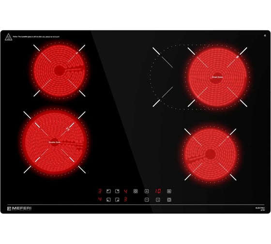 Электрическая варочная панель MEFERI MEH754BK ULTRA  00-00000025