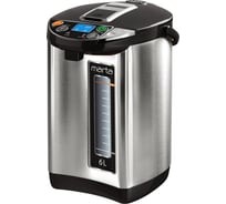 Термопот MARTA MT-2000 черный/сталь 42007