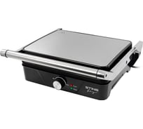 Электрогриль со съемными панелями STINGRAY ST-SM1200A режим барбекю, черный жемчуг 39080
