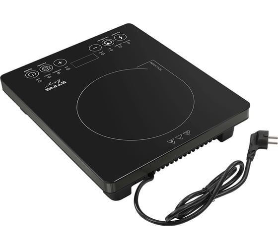 Электрическая индукционная безимпульсная плитка STINGRAY ST-HP3502A серый 39977
