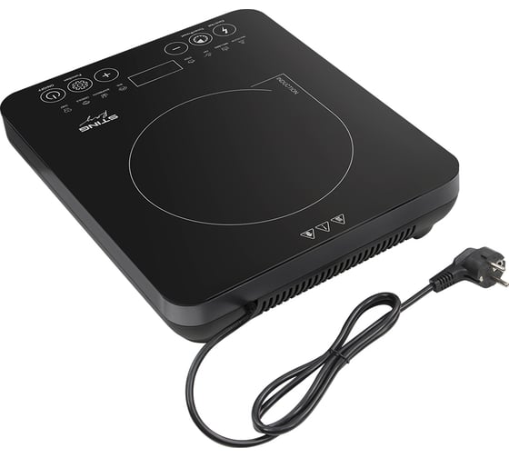 Электрическая индукционная безимпульсная плитка STINGRAY ST-HP3503A темное серебро 39978