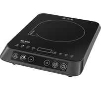 Электрическая индукционная безимпульсная плитка STINGRAY ST-HP3507A темное серебро 39983