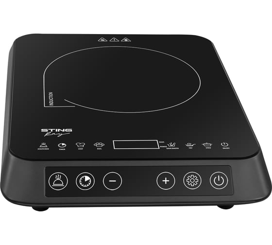 Электрическая индукционная безимпульсная плитка STINGRAY ST-HP3507A темное серебро 39983
