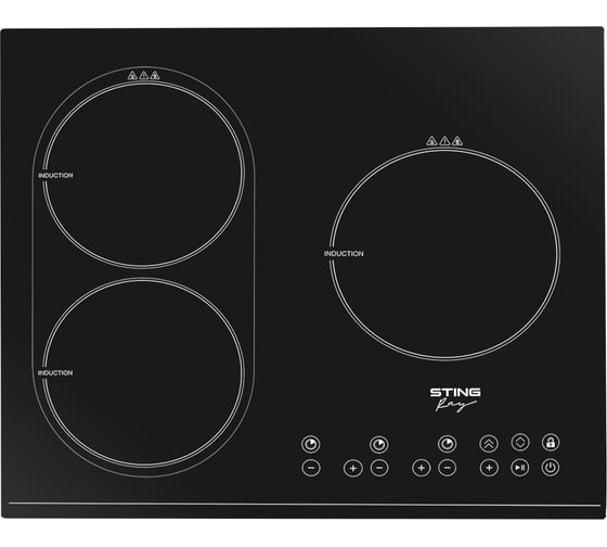 Электрическая индукционная безимпульсная плитка STINGRAY ST-HP3513A сталь 39989