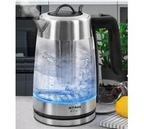 Стеклянный чайник STINGRAY ST-KT3006A черный 41090