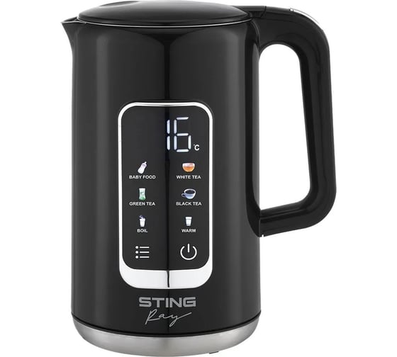 Металлический чайник STINGRAY ST-KT3015A черный 43198 1