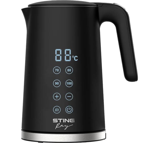 Металлический чайник STINGRAY ST-KT3016A черный 43200