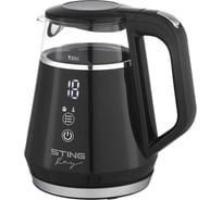 Стеклянный чайник STINGRAY ST-KT3017A черный 43201