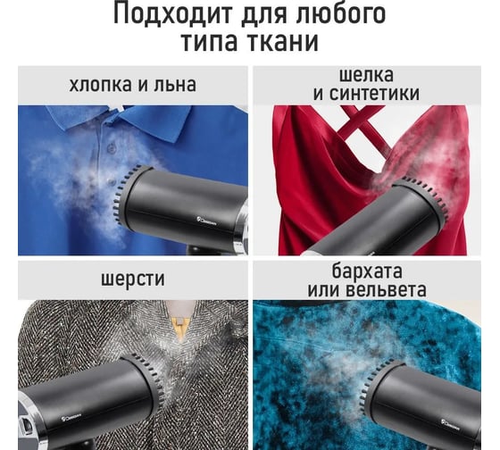 Ручной отпариватель для одежды OBSIDIAN BS-ST241A черный 40823