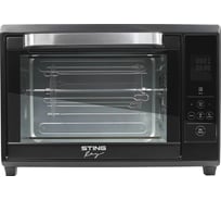 Духовой шкаф (мини-печь) STINGRAY ST-EO108A черный/сталь 42372