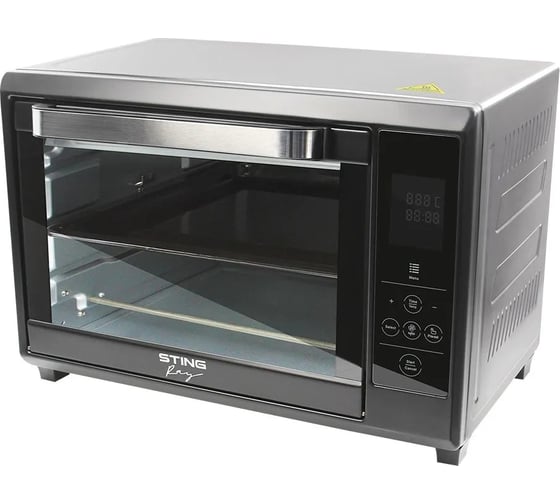 Духовой шкаф (мини-печь) STINGRAY ST-EO108A черный/сталь 42372
