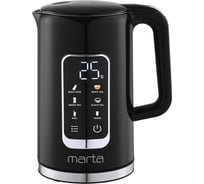 Чайник металлический MARTA MT-KT4649A черный 43209