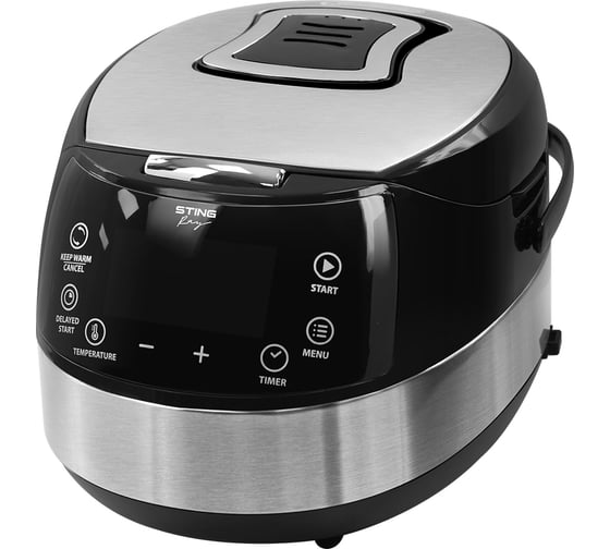 Мультиварка STINGRAY ST-MC951A черный/сталь 41561