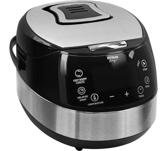 Мультиварка STINGRAY ST-MC951A черный/сталь 41561