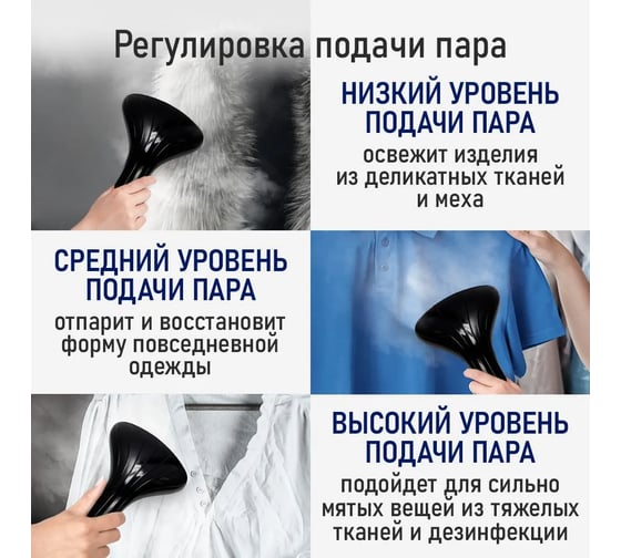 Напольный отпариватель STINGRAY ST-ST300A черный 40789