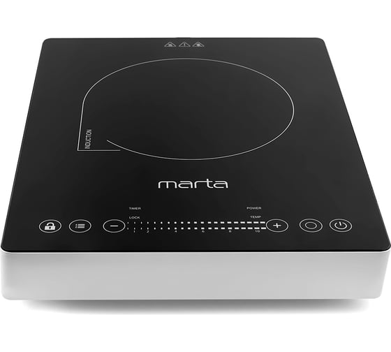 Электрическая индукционная безимпульсная плитка MARTA MT-4221 черный жемчуг 39469