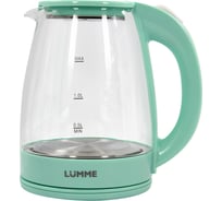 Чайник стеклянный LUMME LU-160 светлая яшма 42379