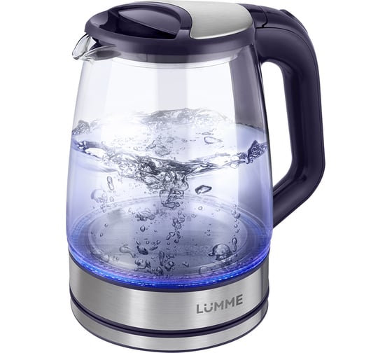Чайник стеклянный LUMME LU-164 темный топаз 36998