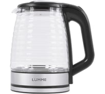 Чайник стеклянный LUMME LU-165 черный жемчуг 37021