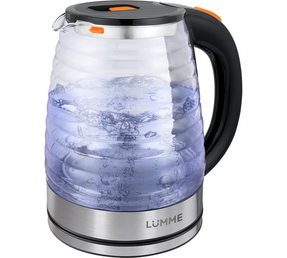 Чайник стеклянный LUMME LU-4101 темный янтарь 39383