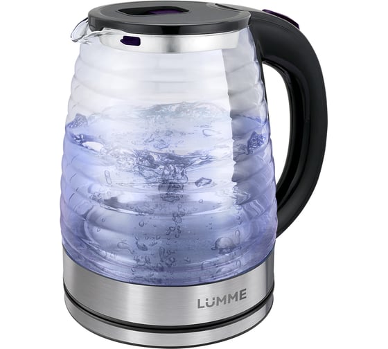 Чайник стеклянный LUMME LU-4101 темный топаз 42536