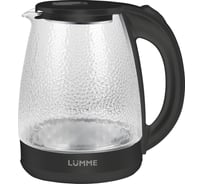 Чайник стеклянный LUMME LU-KT4117A черный агат 42594