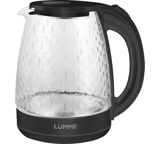 Чайник стеклянный LUMME LU-KT4117A черный жемчуг 42595