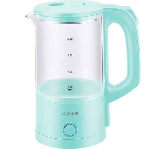 Чайник стеклянный LUMME LU-4105 светлая яшма 39409