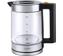 Чайник стеклянный LUMME LU-4107 темный янтарь 39417