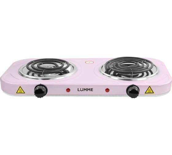 Электроплитка LUMME LU-3622 розовый 39656