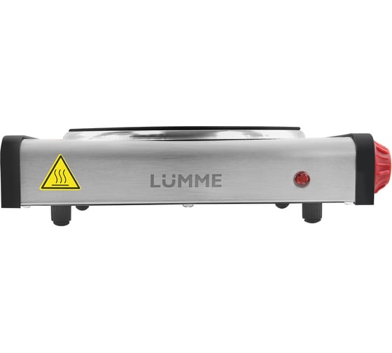 Электроплитка LUMME LU-3636 красный/матовая сталь 40307