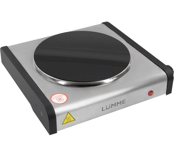 Электроплитка LUMME LU-3636 черный/матовая сталь 40306