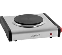 Электроплитка LUMME LU-3637 красный/матовая сталь 40313