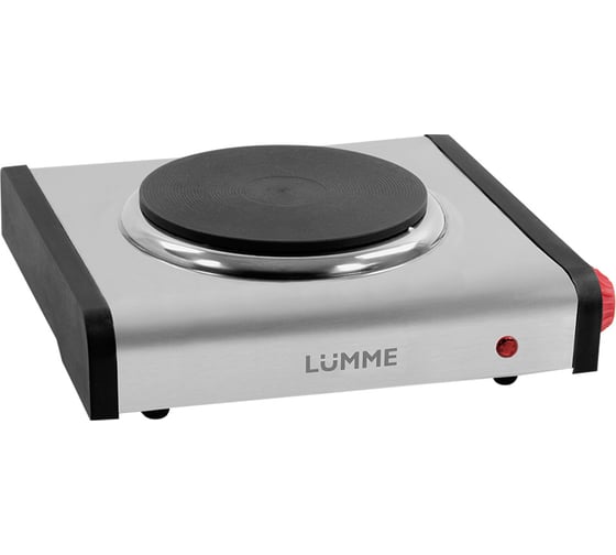 Электроплитка LUMME LU-3637 красный/матовая сталь 40313 1