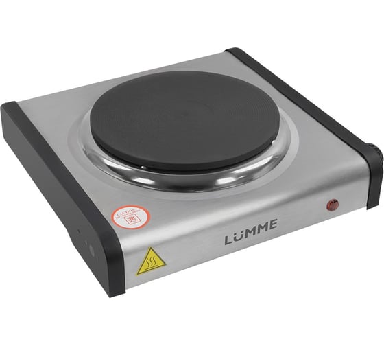 Электроплитка LUMME LU-3637 черный/матовая сталь 40312