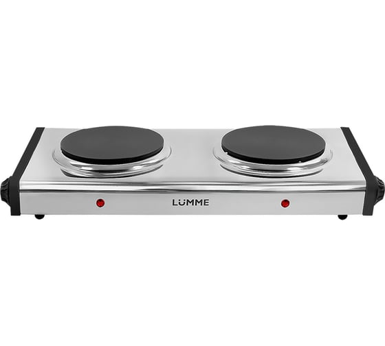 Электроплитка LUMME LU-3639 черный/сталь 40314