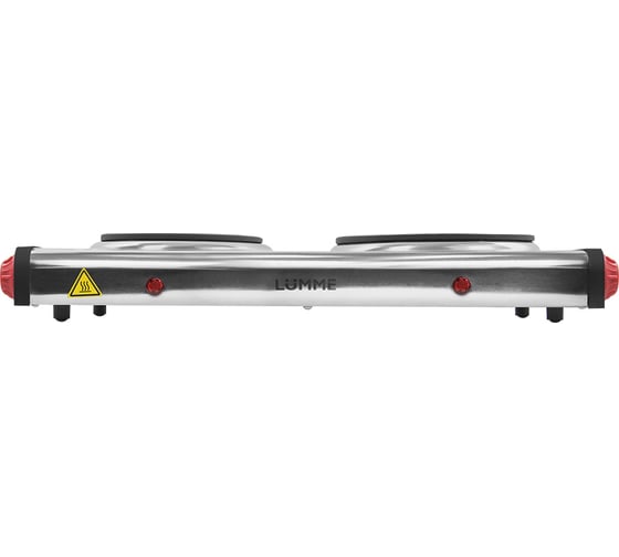 Электроплитка LUMME LU-HP3701A красный/сталь 40222