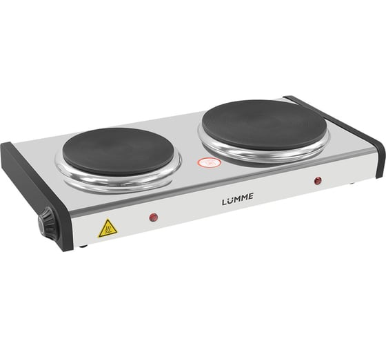 Электроплитка LUMME LU-HP3701A черный/сталь 40223 1