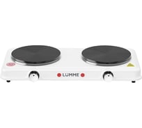 Электроплитка LUMME LU-HP3706A белый 43003