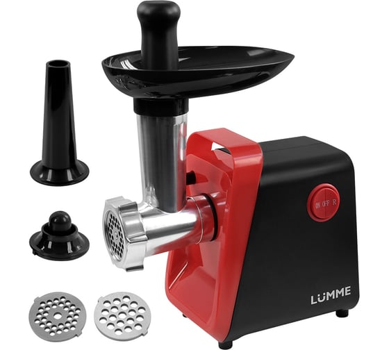 Мясорубка LUMME LU-MG2112A черный/красный 40689