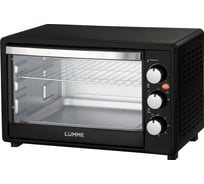 Духовой шкаф (мини-печь) 40 литров (конвекция) LUMME LU-EO1712C черный жемчуг 42678