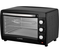 Шкаф духовой (мини-печь) LUMME LU-EO1717B, черный жемчуг, конвекция + вертел, 42671