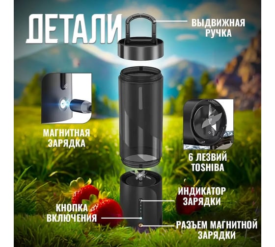 Портативный блендер WATTICO blender