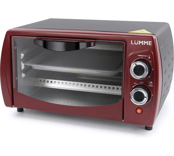 Духовой шкаф LUMME LU-1705 бордовый гранат 37211